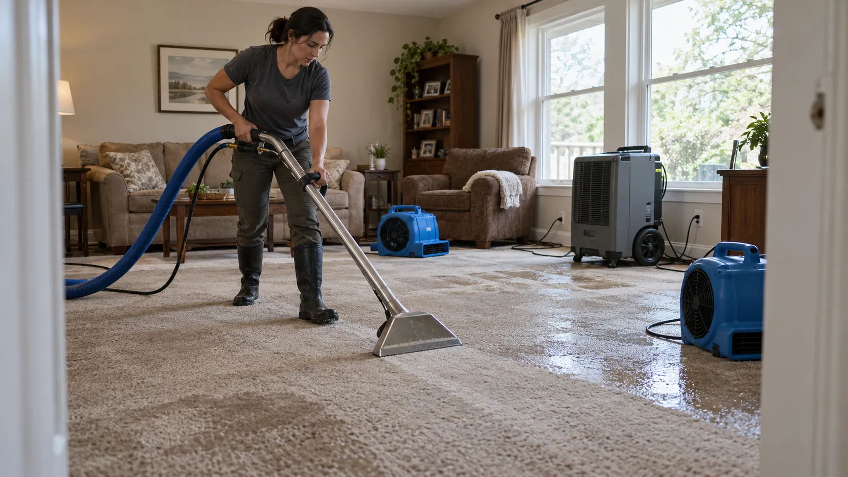 Water Extraction & Structural Drying in Wilmington, NC